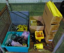 Assortment of Lighting Accessories inc Battery Chargers, Power Cables, ect.