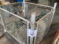 1X STILLAGE OF CLANSMAN RADIO EQUIPMENT, CABLE REELS, ANTENNA MAST BAGS, TEST SETS, ETC