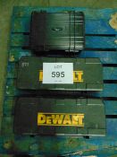 3 x EMPTY Tool Cases