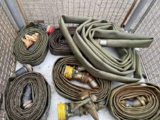 6 x Lengths of Lay Flat Hose c/w Couplings