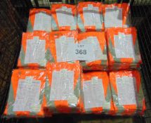 110 x Unissued New Orange Hi-Viz Vests - in Various Sizes & Quantities