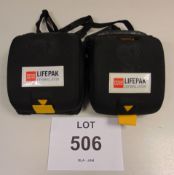 2 x Physio-Control Lifepak CR Plus Defibrillator Units - Fully Automatic