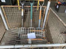 12X NEW UNISSUED MOD RESERVE STOCK DIGGING FORKS