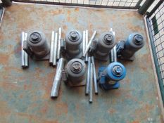 6 x Weber 10 ton Vehicle Hydraulic Jacks