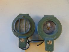 2 x British Army Francis Barker M88 Prismatic Compass