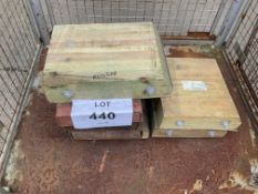 7X JACKING CRANE BLOCKS FROM MOD