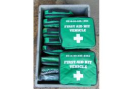 10 x Vehicle First Aid Kits