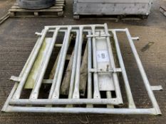 1X PAIR OF GALVANISED 5 FT GATES