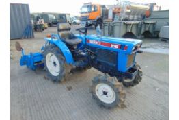 Iseki 155 4x4 Diesel Compact Tractor w/ Iseki RA1200 Rotavator - Only 260 Hours