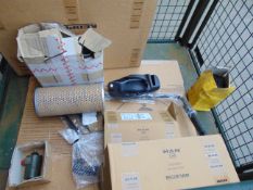 1 x Stillage of MAN SV Spares Mirrors, Filters, Covers, etc