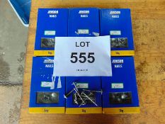 6 x 1 Kg Boxes of 65mm Galvanised Spring Head Nails