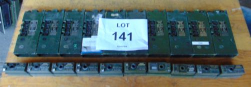 10 x Clansman UK/RT 349 Transmitter Receivers c/w Battery Pack