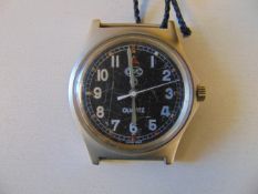 CWC (Cabot Watch Co Switzerland) 0552 Royal Marines / Navy Issue Watch, Nato Marks, Date 1990