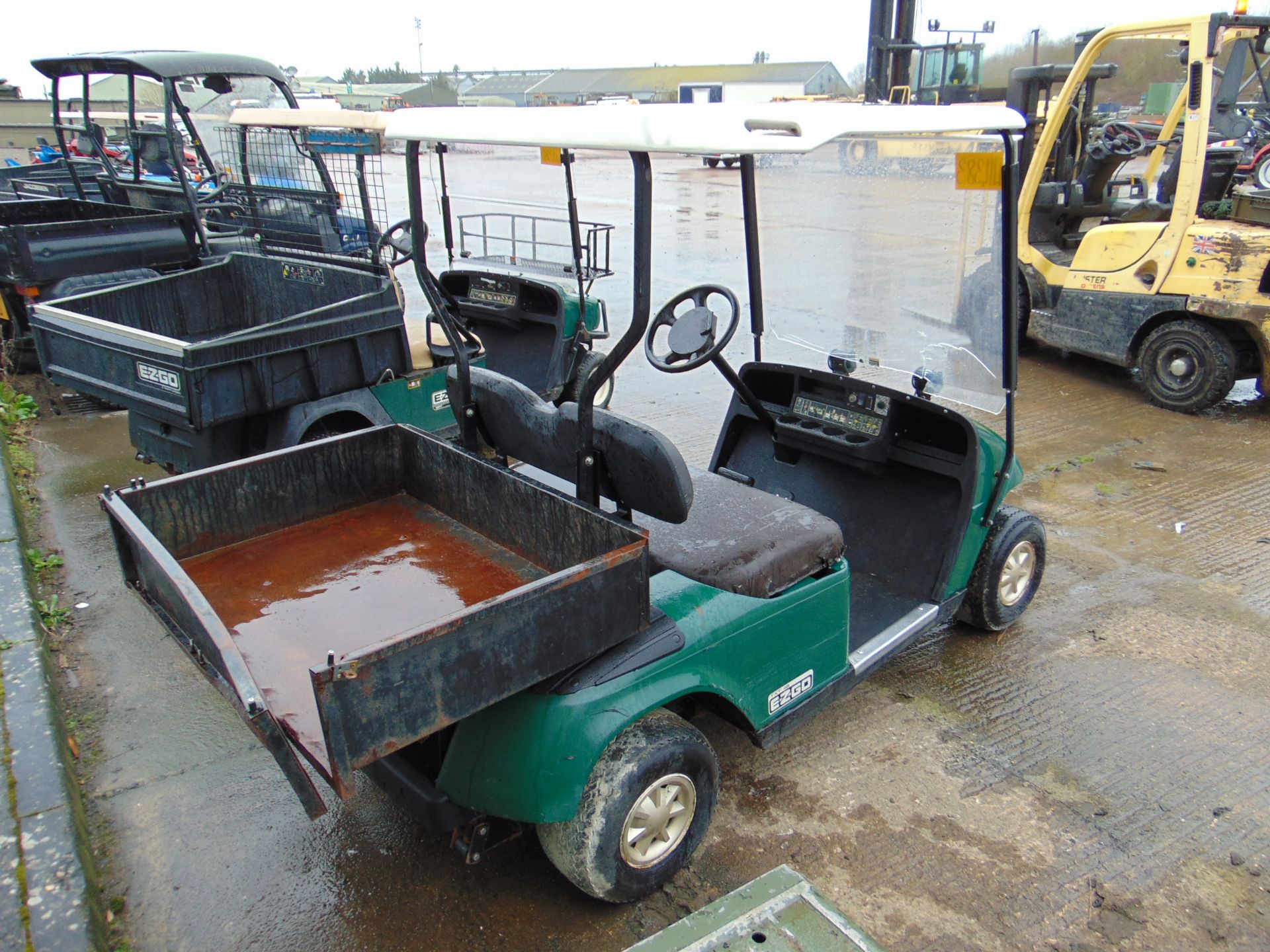 EZ-GO TXT 48 Turf Master Electric Grounds Cart - Image 4 of 8