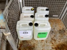 6X 20 LITRE DRUMS OF DECON SURFACE CLEANER MOD RESERVE STORES