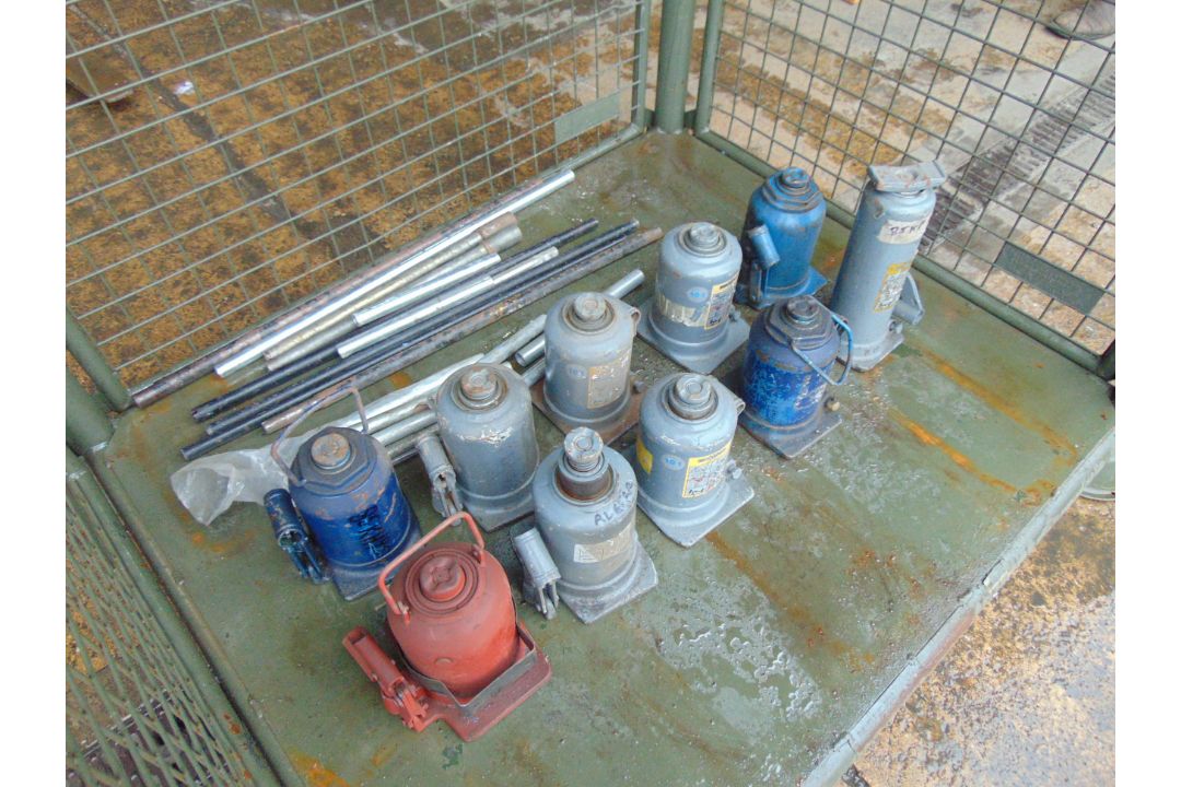 10 x Weber Hydraulic 10 ton Vehicle Jacks / Handles etc - Image 3 of 5