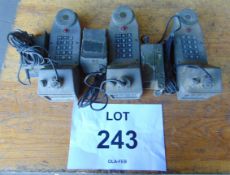 3 x Matel 2C800 Field Telephones