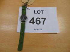 Seiko Gen 2 Pilots Chrono RAF Harrier Force Issue with Date Adjust Nato Marks, Date 1995, S/N 1739