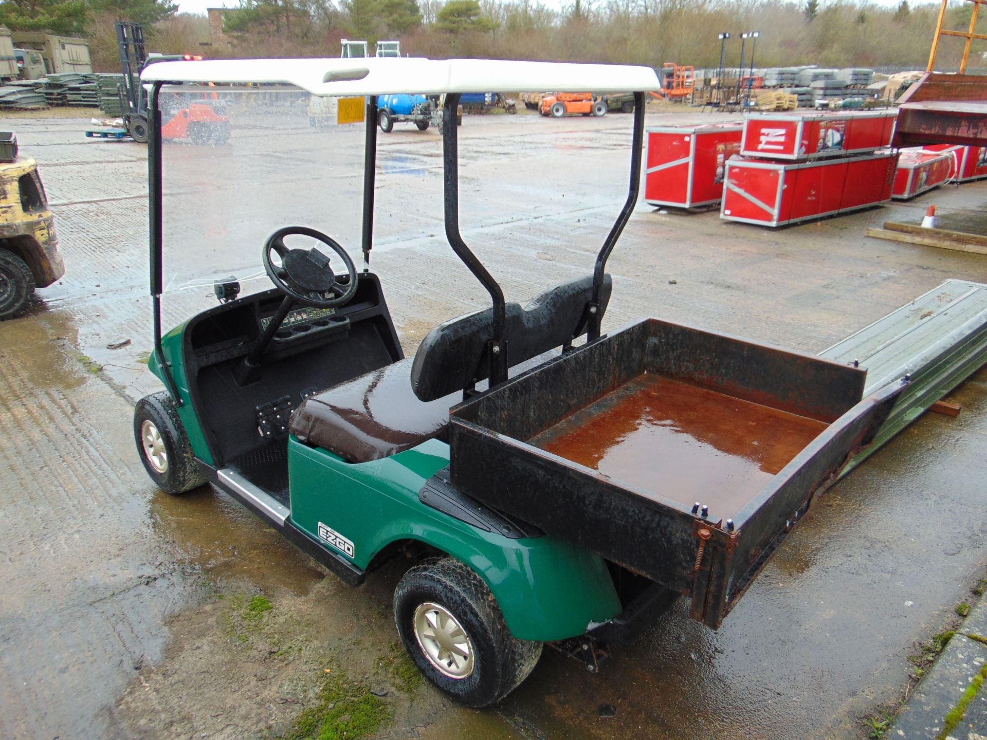 EZ-GO TXT 48 Turf Master Electric Grounds Cart - Image 3 of 8
