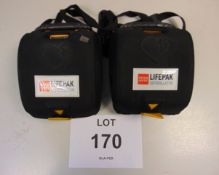 2 x Physio-Control Lifepak CR Plus Defibrillator Units - Fully Automatic