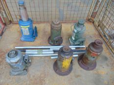 6 x 10 and 2 ton Hydraulic Jacks from MoD with Handles