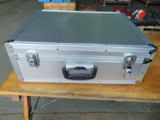 New Unissued Aluminium Case c/w Keys Strap etc 55x45x20 cms