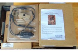 10 x New Unissued Frontier 1000 Headset System for PRR Radios