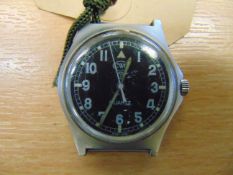 CWC (Cabot Watch Co Switzerland) 0552 Royal Marines Service Watch Nato Mark, Date 1989