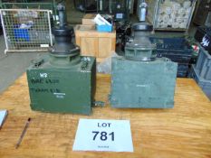 2 x Clansman Land Rover Tuner Wing Boxes c/w Bases etc