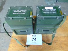 2 x Clansman Radio Test Set C/W Accessories