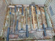 10 x British Army Pioneer Sledge Hammers