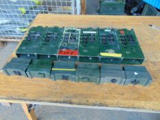 6 x Clansman UK/RT 349 Transmitter Receivers c/w Battery Pack