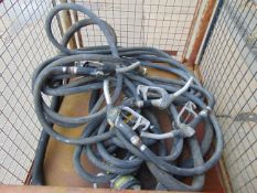 5 x Vehicle Refuelling Pipes c/w Delivery Nozzles