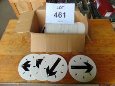 Approx. 100 Sign Traffic Disc Directional