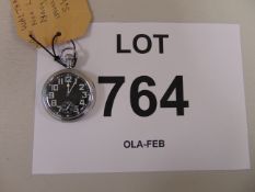 V Rare Waltham USA 9 Jewel Non Lum 0552 Royal Navy Deck Watch Issued to Nuclear Submarine Crew