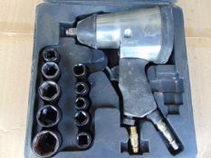 1/2 inch Drive Pneumatic Impact Wrench c/w Sockets etc