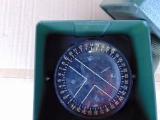 Very Rare SIRS Navigation Ltd SAS/SBS issue Canoe Compass in Transit Case