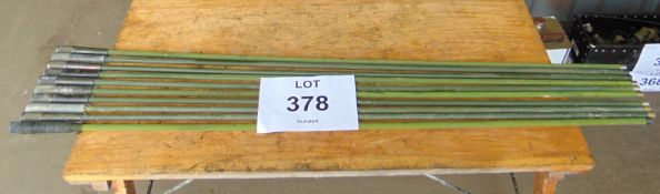 10 x Unissued Clansman Antenna Rods.