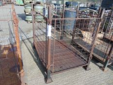 Steel Stacking Stillage with removeable sides and corner posts
