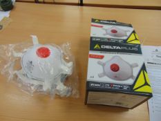 QTY 100 (20 x 5 Boxes) New Unused Delta Plus Dust Masks High Quality with Valve, MoD Reserve Stock