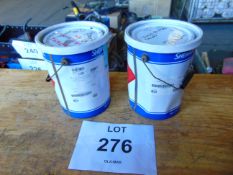 2 x 5 Litre Tins Sherwin Williams Paint Finishing MoD Black