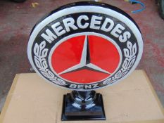 Large Mercedes Benz Cast Aluminium Adverting Sign