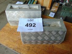 2 x New Unissued Aluminium Trailer Wheel Chocks