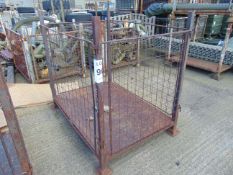 Steel Stacking Stillage with removeable sides and corner posts