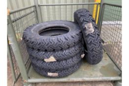 Goodyear Hi-Miler Xtragrip 6.50x16 unused tyres x 5, original fitment on LR Lightweights etc