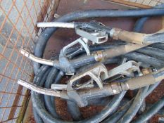 5 x Refuelling Hose c/w Automatic ZVA Delivery Nozzle