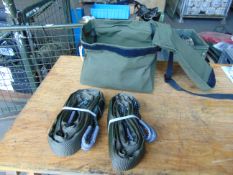 2 x Winching Straps with Bag, New & Unused