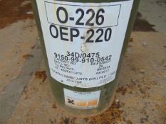 1 x 25 Litre Drum of OEP-220 Engine Oil Unissued MoD Reserve Stock