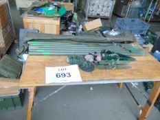 Clansman 6 Section Antenna Kit c/w Ropes, Pegs etc