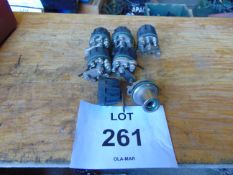 8 x New Unissued Nato Jump Start Sockets with Covers